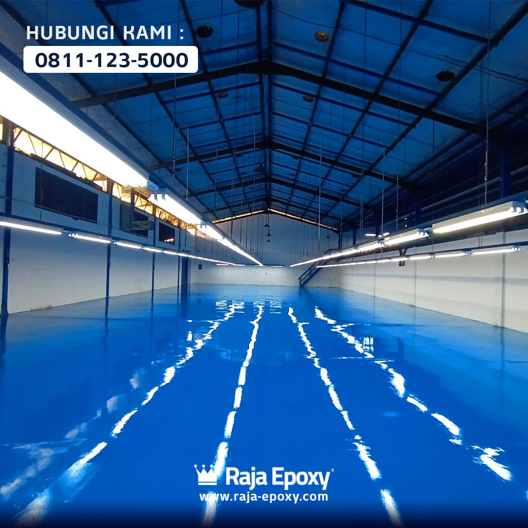 Pengecatan epoxy lantai parkiran basement yang anti slip dan tahan gesekan